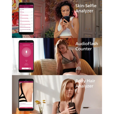 لیزر موهای زائد خانگی فیلیپس مدل Lumea IPL 9900 با فناوری SmartSkin